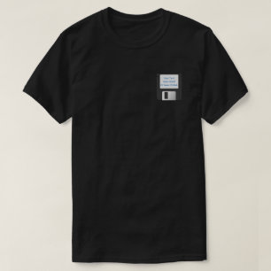 Aanpasbare 3,5" Floppy Disk T-shirt