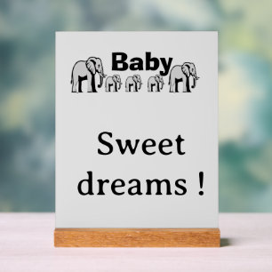 Aanpasbare acrylplaat olifant acryl bord