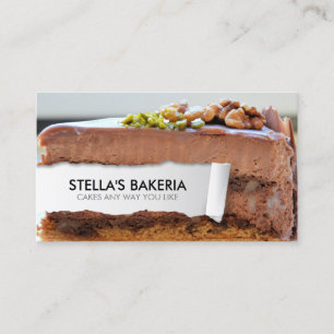 Aanpasbare Bakkerij Eten Visitekaartje