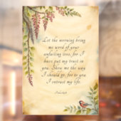 Aanpasbare Bijbeltekst Kunst Raamsticker (Vel 2)