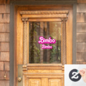 Aanpasbare Bimbo Raamsticker (Huis Deur)