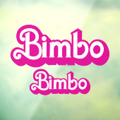 Aanpasbare Bimbo Raamsticker (Vel 3)