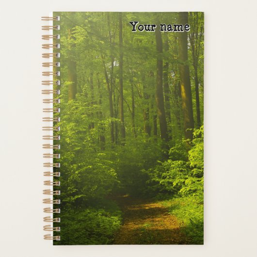Aanpasbare bosplanner planner (Voorkant)