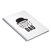 Aanpasbare Bruid Vader Bruidsvaders Bedankt Notitieboek (Rechterzijde)