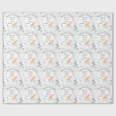 Aanpasbare Bruidsuitnodiging Cadeaupapier (Vlak)