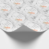 Aanpasbare Bruidsuitnodiging Cadeaupapier (Hoek)