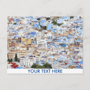 Aanpasbare Chefchaouen, Marokko Briefkaart