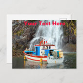 Aanpasbare Chili waterval Briefkaart (Voorkant / Achterkant)