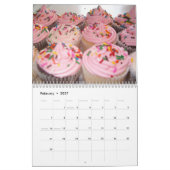 Aanpasbare Cupcake Kalender (Feb 2027)