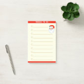 Aanpasbare Dingen om te doen & Kerstman Post-it® Notes (Kantoor)