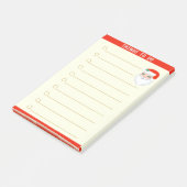 Aanpasbare Dingen om te doen & Kerstman Post-it® Notes (Schuin)