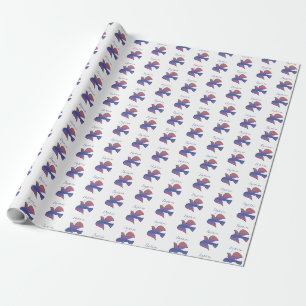 Aanpasbare, Doopduif voor Volwassenen Cadeaupapier