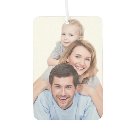 Aanpasbare dubbelzijdige foto gepersonaliseerd luchtverfrisser (Voorkant)