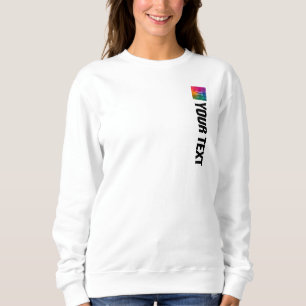 Aanpasbare dubbelzijdige print dames modern trui