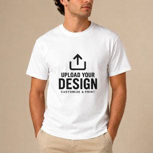 Aanpasbare Eenvoudige Blanco Persoonlijke T-shirt