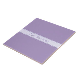 Aanpasbare Elegante Licht Lavendel Paars Tegeltje