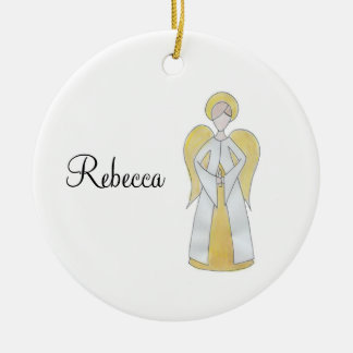 Aanpasbare engel keramisch ornament