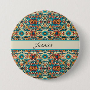 Aanpasbare Fiesta Blooms Ronde Button 7,6 Cm