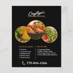 Aanpasbare Flyer voor Catering Diensten