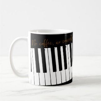 Aanpasbare Geen Koffie Geen Concerto Koffiemok