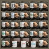 Aanpasbare gefeliciteerd met je afstuderen koffiemok