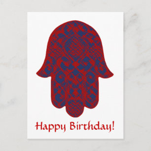 Aanpasbare Gelukkige Verjaardag Hand van Fatima Briefkaart