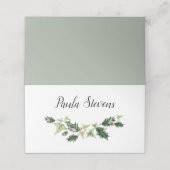 Aanpasbare gepersonaliseerde kerst (Buitenkant ongevouwen)