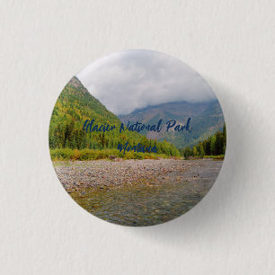 Aanpasbare Glacier National Park Montana Ronde Button 3,2 Cm