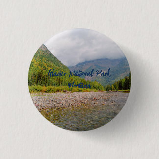 Aanpasbare Glacier National Park Montana Ronde Button 3,2 Cm