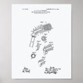 Aanpasbare Golfclubs 1904-papier voor kunstartikel Poster (Voorkant)