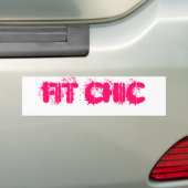 Aanpasbare grafische Bumpersticker (Op auto)