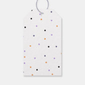 Aanpasbare Halloween-aquarel cadeaubijsluiter Cadeaulabel (Achterkant)