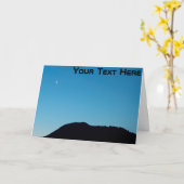 Aanpasbare halve maan kaart (Gele Bloem)