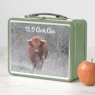 Aanpasbare Highland Koe & Haas Lunchbox