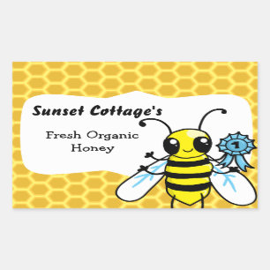 Aanpasbare Honey jar Sticker