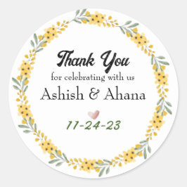 Aanpasbare huwelijksgunst stickers