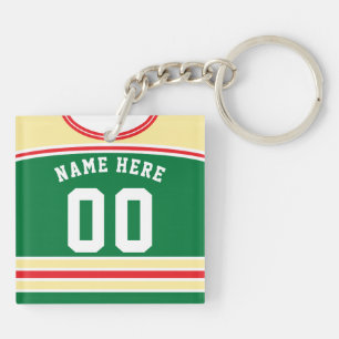 Aanpasbare ijshockey-uniform-sleutelhanger, Lacros Sleutelhanger