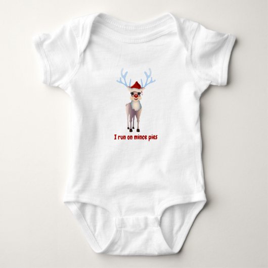 Aanpasbare Jolly Rudolf Romper (Voorkant)