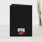 aanpasbare kaart schattig meisje met verjaardagsta (Achterkant)