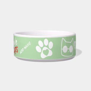 Aanpasbare kattenbak - Gepersonaliseerd katten cad Voerbakje