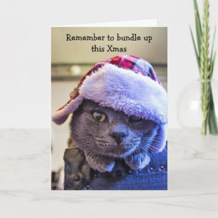 AANPASBARE KERST KAT KAART