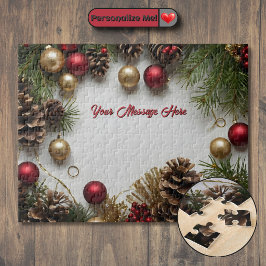 Aanpasbare Kerst Thema's Legpuzzel