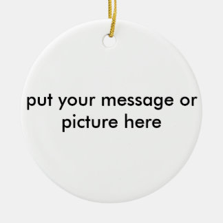 aanpasbare kerstversiering keramisch ornament