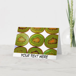 Aanpasbare kiwi-vruchtenmoten kaart