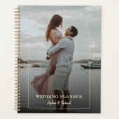 Aanpasbare Kleur Script Aangepaste Foto Planner (Voorkant)