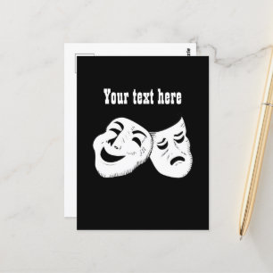Aanpasbare koele filmmaskers briefkaart