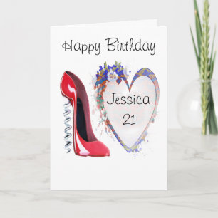 Aanpasbare Kurkentrekker Stiletto en Heart Gifts Kaart