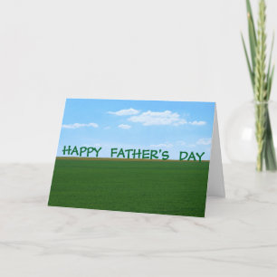 Aanpasbare Landschapsfoto Vaderdag Kaart