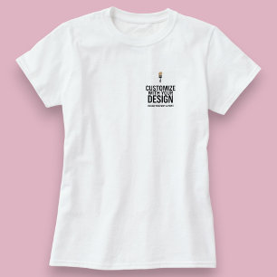 Aanpasbare lege zakelijke eenvoudige t-shirt