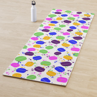 Aanpasbare Macaron Confetti Yogamat
